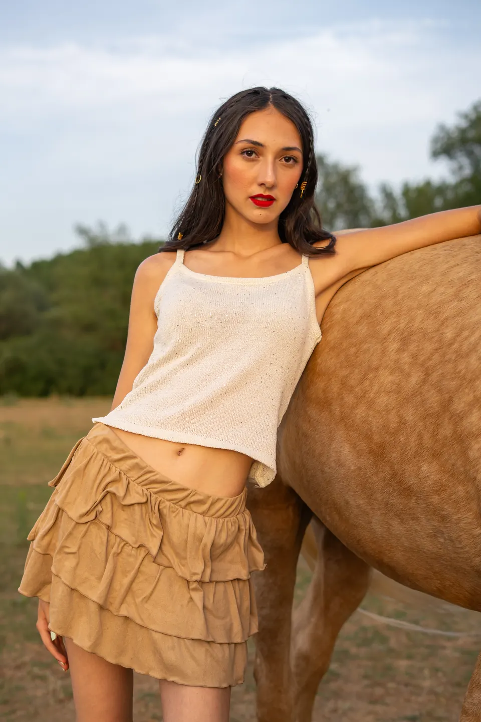 Editorial ecuestre del máster de maquillaje