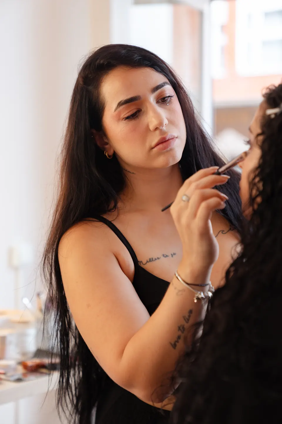 Editorial y clases del máster de maquillaje