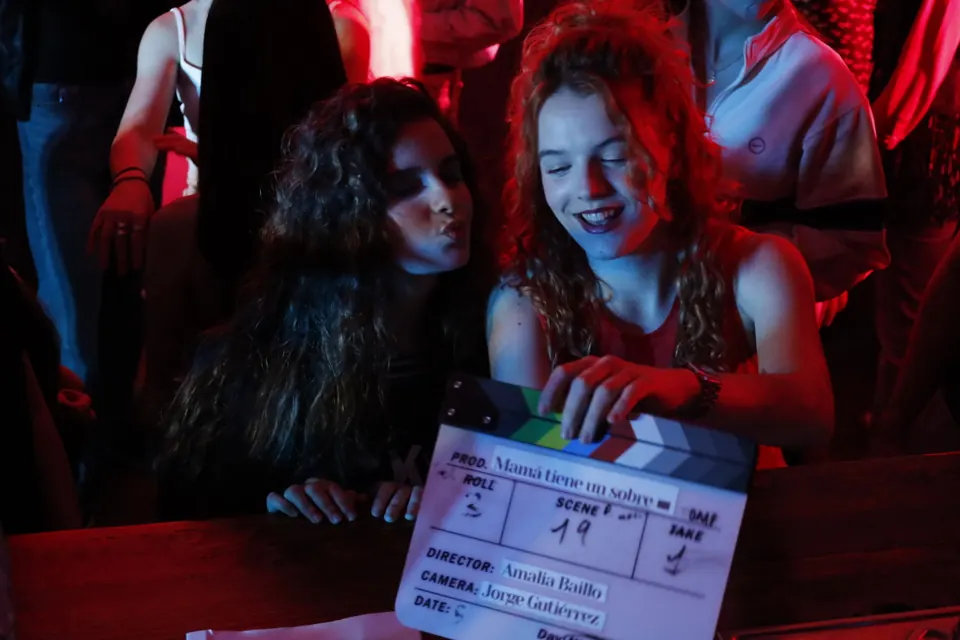 Rodaje del cortometraje «Mamá tiene un sobre»