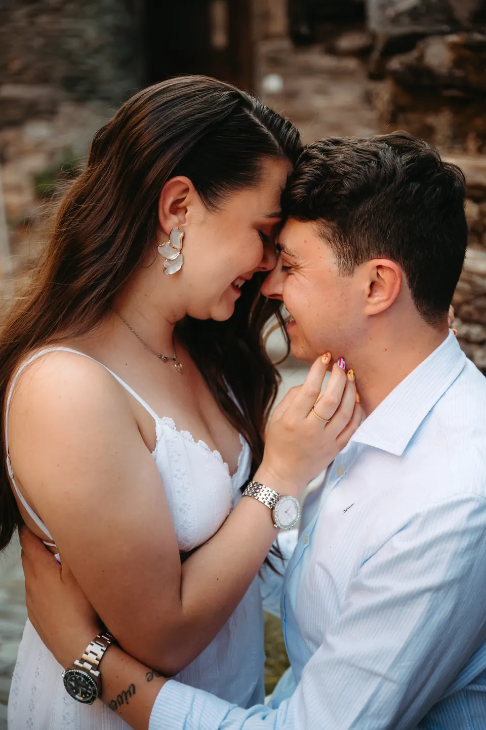 Sesión de preboda: maquillaje y peinado de novia de Raquel Recio